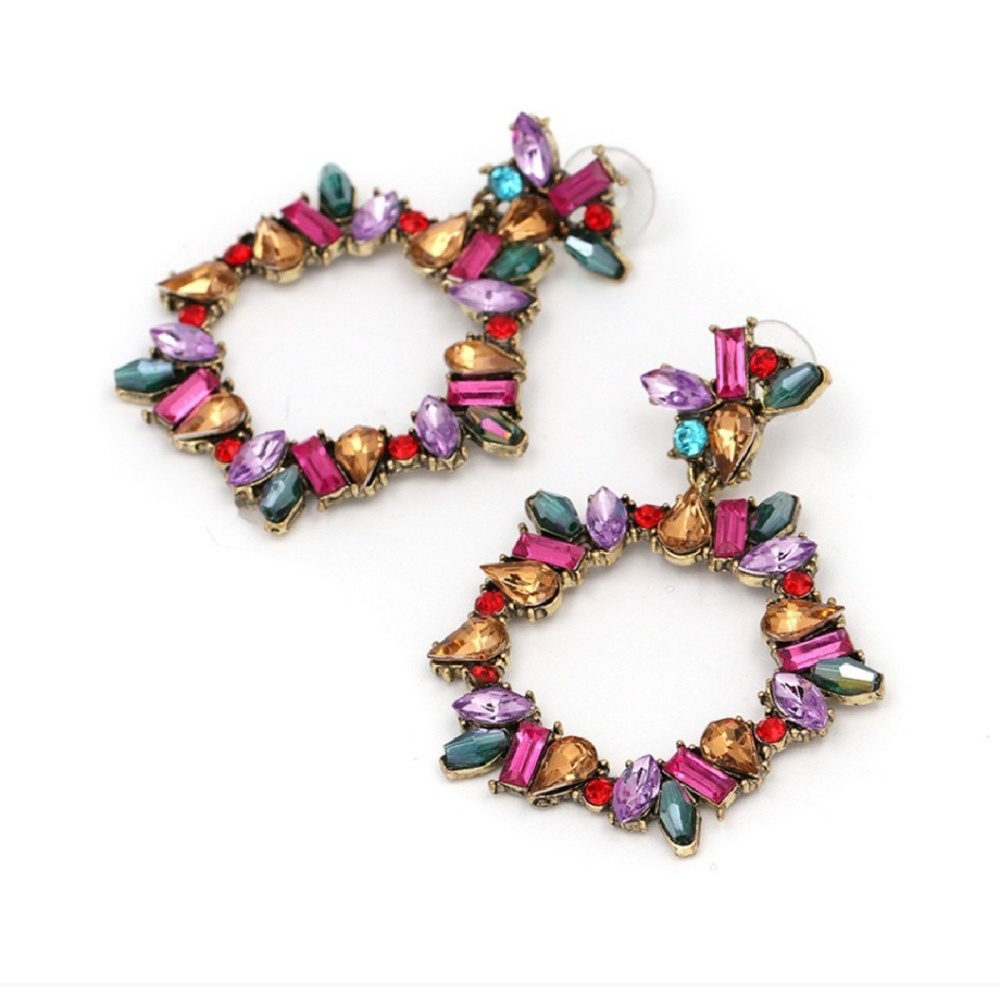 Jewelled Drop Earrings